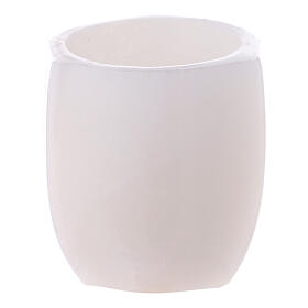 Incense bowl, white soapstone, 6 cm