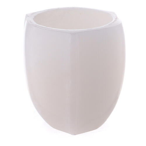Incense bowl, white soapstone, 6 cm 2