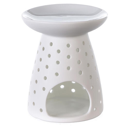 White porcelain diffuser with 10x12 cm holes 1