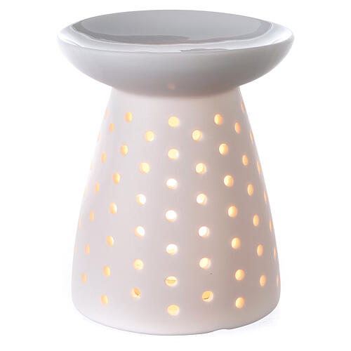 White porcelain diffuser with 10x12 cm holes 4