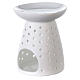 White porcelain diffuser with 10x12 cm holes s5