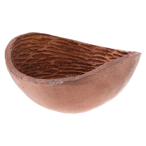 Incense bowl, coppery metal, 10 cm diameter 2