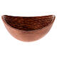 Incense bowl of 13 cm diameter, coppery metal s1