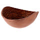 Incense bowl of 13 cm diameter, coppery metal s2