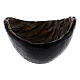 Black and brown incense bowl, 7 cm diameter, metal s1