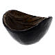 Black and brown incense bowl, 7 cm diameter, metal s2