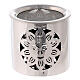 Steel silver-plated incense burner height 6 cm s1