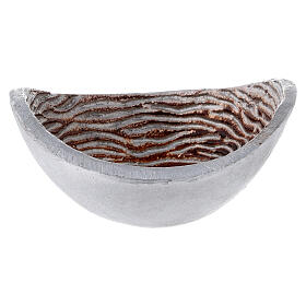 Silver incense bowl, 10 cm diameter