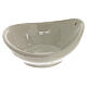 Ciotola porta incenso in ceramica colore bianco diametro 9 cm s2