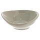 White ceramic incense holder bowl diameter 9 cm s1
