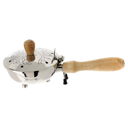 Kadzielnica Drzewo Życia mosiądz posrebrzany, 20 cm 1