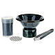 Kit bruciaincenso ceramica blu 7x10 cm s1