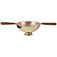 Brass incense burner with removable copper tank by Molina s1