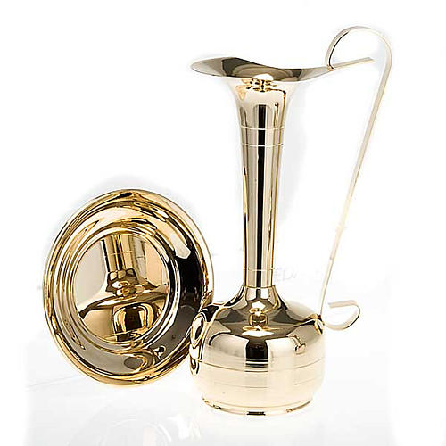 Ewer and basin, gold-plated brass or palladium 5