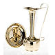 Ewer and basin, gold-plated brass or palladium s5