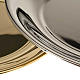 Bowl in gold-plated or palladium plated  brass s6