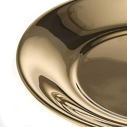 Bowl in gold-plated or palladium plated  brass 5