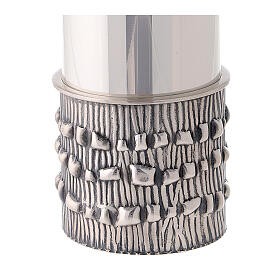 Aiguière lavage mains Molina avec bassin laiton argenté s5