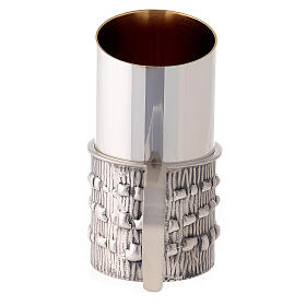 Set with ewer and basin in silver brass, Molina s6