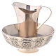 Molina tray and ewer set in silver brass s1