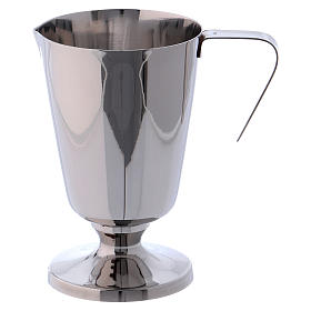 Brocca con piatto Molina acciaio inox s3