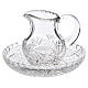 Pitcher with tray in crystal 200cc s1