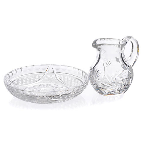 Pitcher with tray in crystal 200cc 2