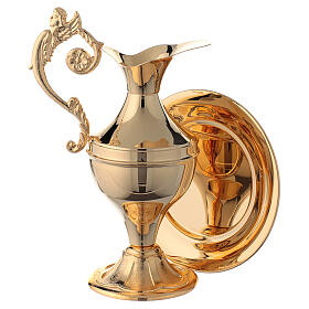 Ewer for hand washing ritual, gold plated brass