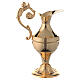 Ewer for hand washing ritual, gold plated brass s4