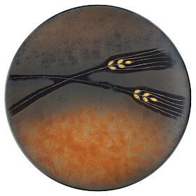 Pompeii ceramic jug plate 25 cm