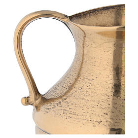 Ewer in brass, antique gold effect s3