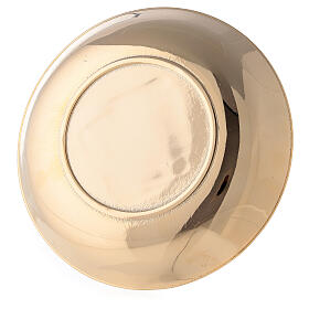 Polished gold plated brass ewer and basin s5