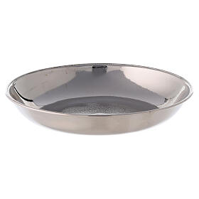 Polished nickel-plated brass ewer and basin s4