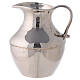 Polished nickel-plated brass ewer and basin s2