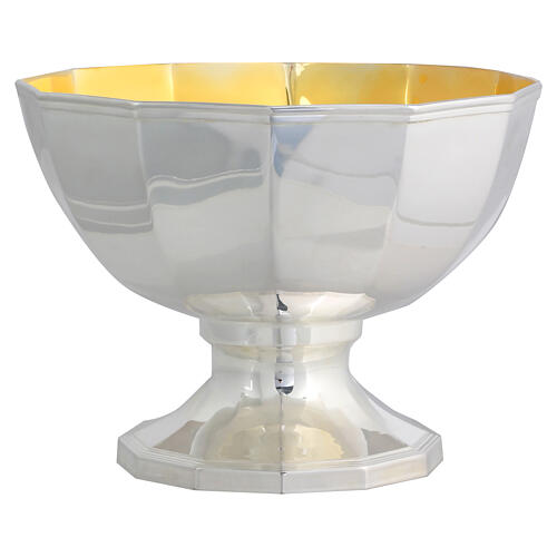 Dodecagonal steel bowl, 6x8 in 2