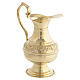 Jarro para lavagem das mãos em latão acabamento dourado 20 cm s3
