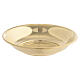 Lavabo bowl, golden‑coloured brass, 6 in s1
