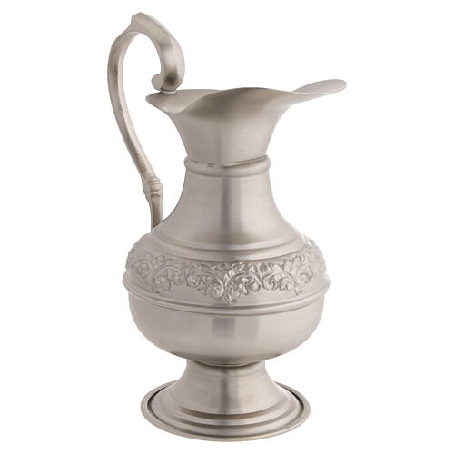 Aiguière pour manuterge finition mate décor floral 20 cm 3