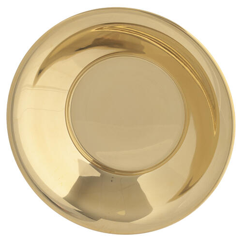 Jarro e bacia para lavagem das mãos em latão acabamento dourado com decorações florais 3