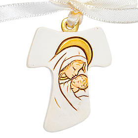 Religiöse Geschenke: Tau Anhänger Mutterschaft 4cm