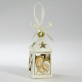 Religiöse Geschenke: Kleine Geschenk Hochzeit LED Lanterne Heilige Familie 10cm