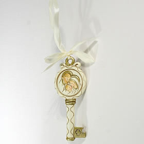 Religiöse Geschenke: Hochzeit Andenken heilige Familie Schlüssel 10cm