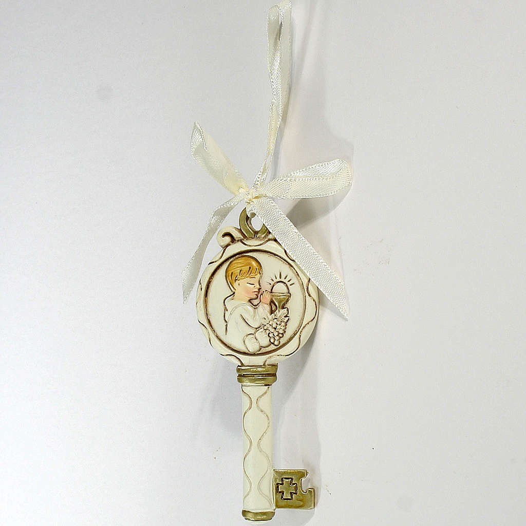 Key ribbon Boy First Communion 10cm | online sales on HOLYART.com