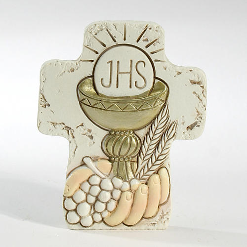 Cross with support Holy Communion 8,5x7cm 1