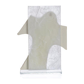 Cadre Communion Fille blanc 11,5x8 cm