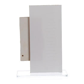 Recuerdo Nacimiento Cuadro con oración Bautismo h.15,5 cm s2