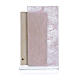 Adorno Anjo papel seda cor-de-rosa h 11,5 cm s2
