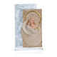 Ricordino Nascita Quadretto Maternità carta seta Celeste 11,5 cm s1