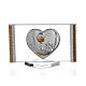 Cadre Rectangulaire avec Coeur Communion 4,5x7 cm s1