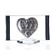 Confirmation favour, picture with heart measuring 4.5x7cm s2